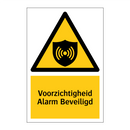 Voorzichtigheid Alarm Beveiligd