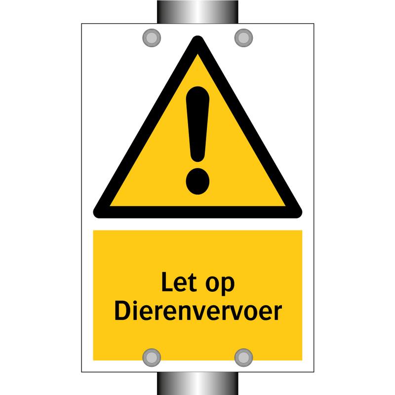 Let op Dierenvervoer