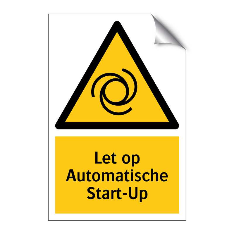 Let op Automatische Start-Up