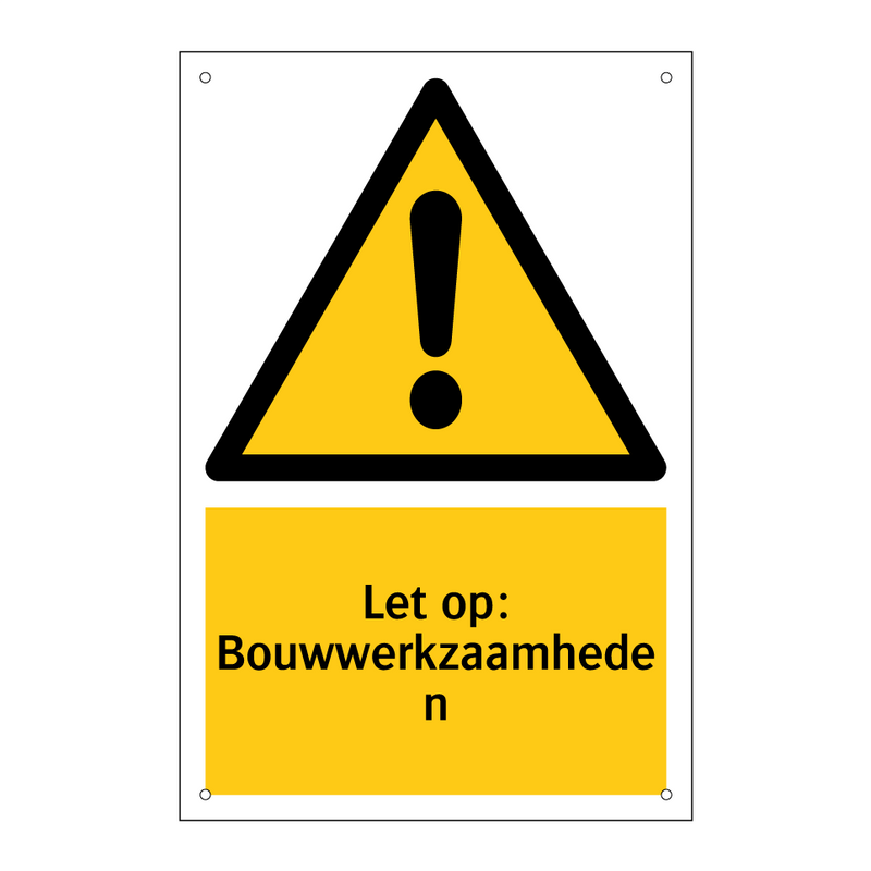 Let op: Bouwwerkzaamheden