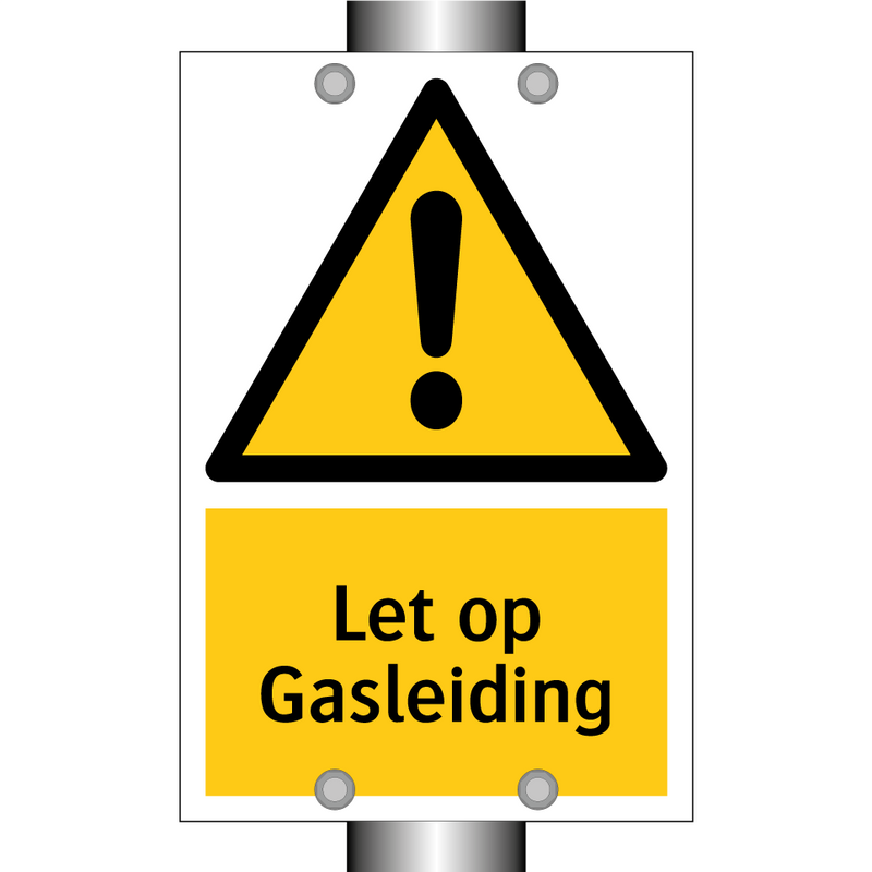 Let op Gasleiding