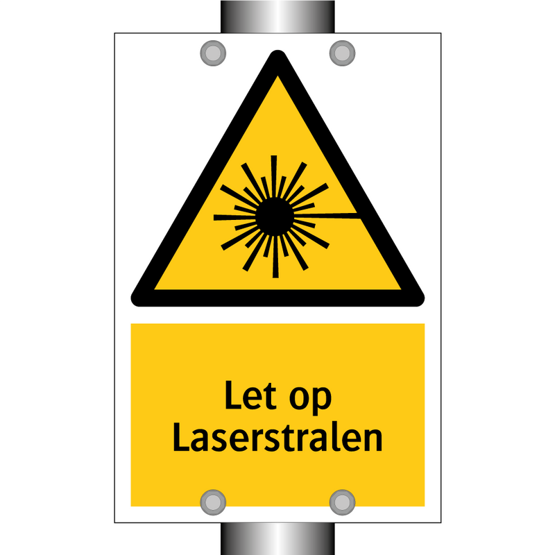 Let op Laserstralen