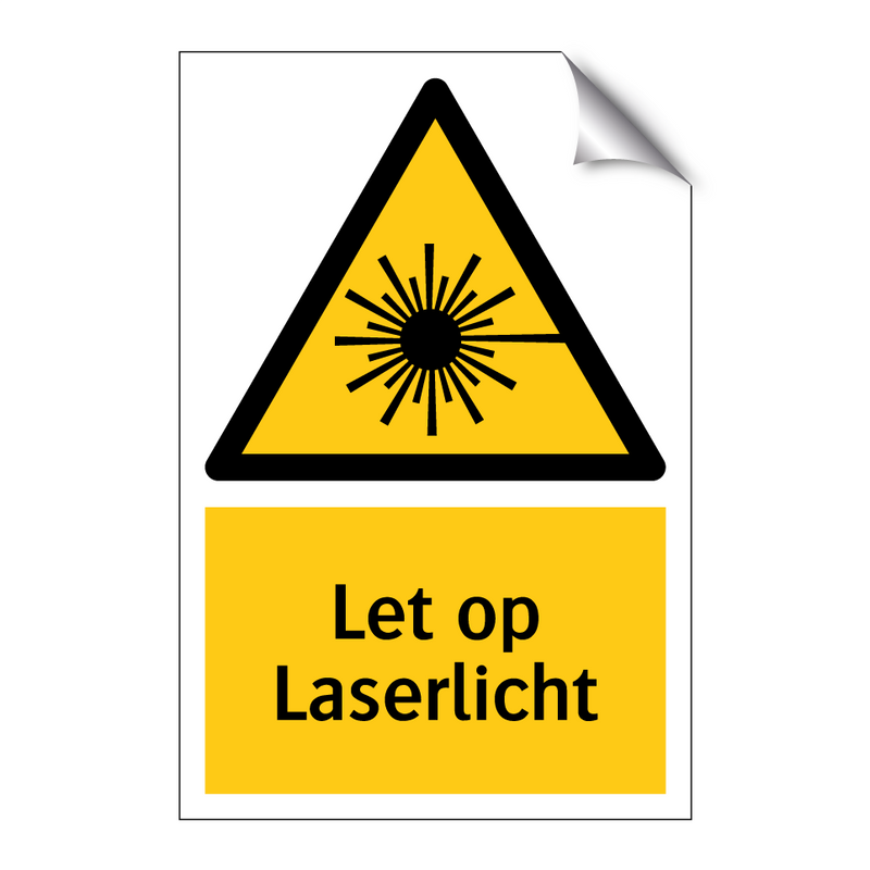Let op Laserlicht