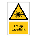 Let op Laserlicht