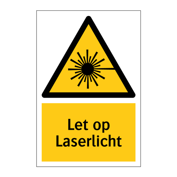 Let op Laserlicht