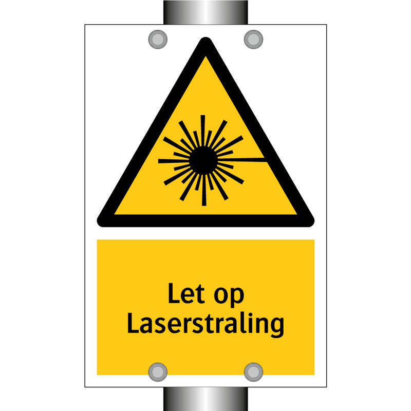 Let op Laserstraling