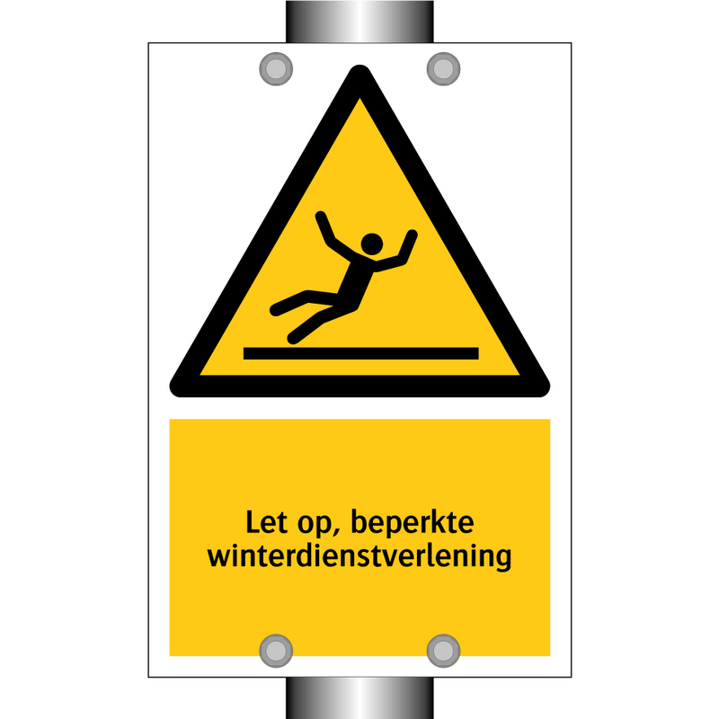 Let op, beperkte winterdienstverlening