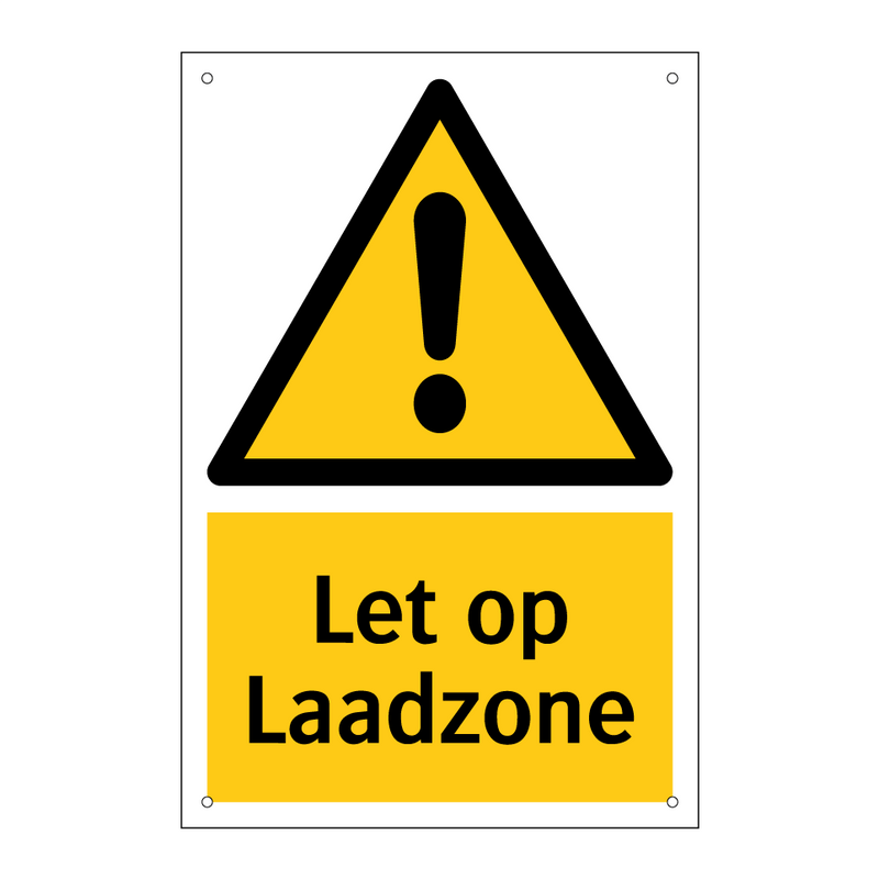 Let op Laadzone