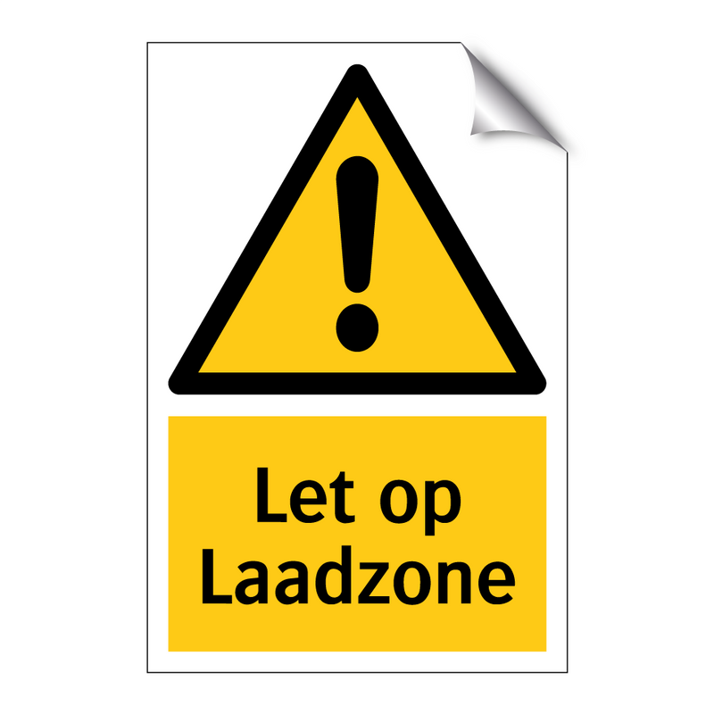Let op Laadzone