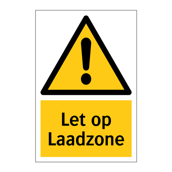 Let op Laadzone