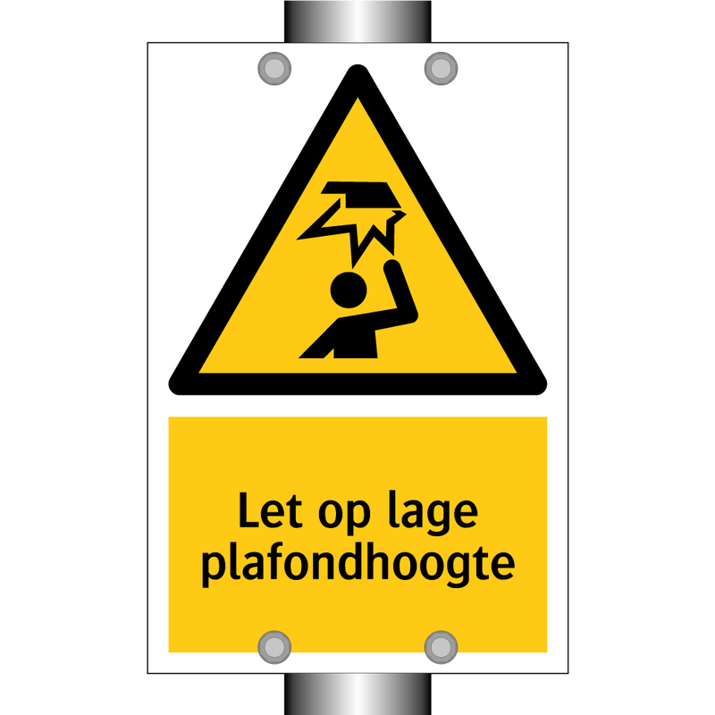 Let op lage plafondhoogte