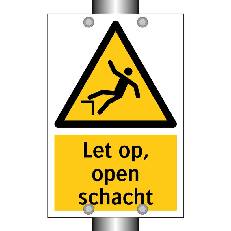 Let op, open schacht