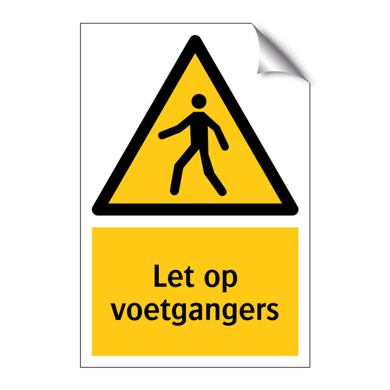 Let op voetgangers