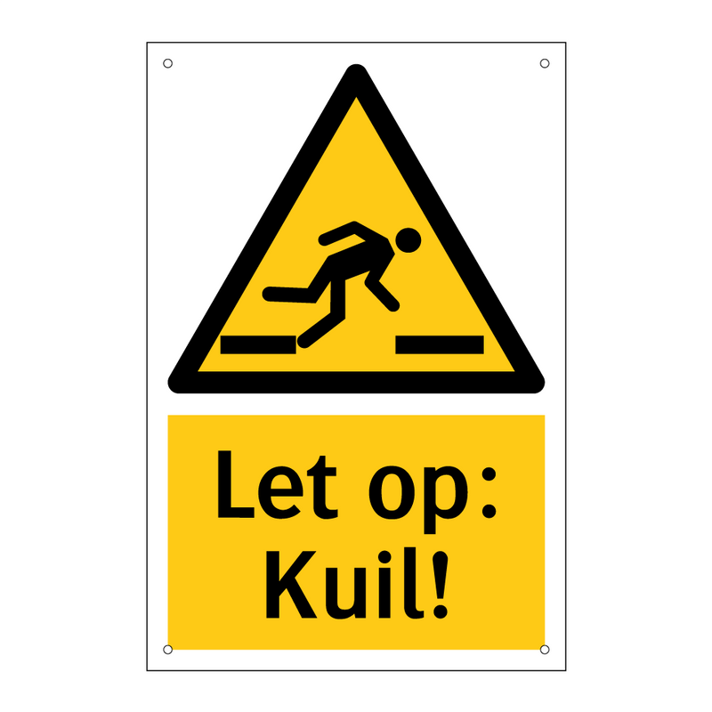 Let op: Kuil!