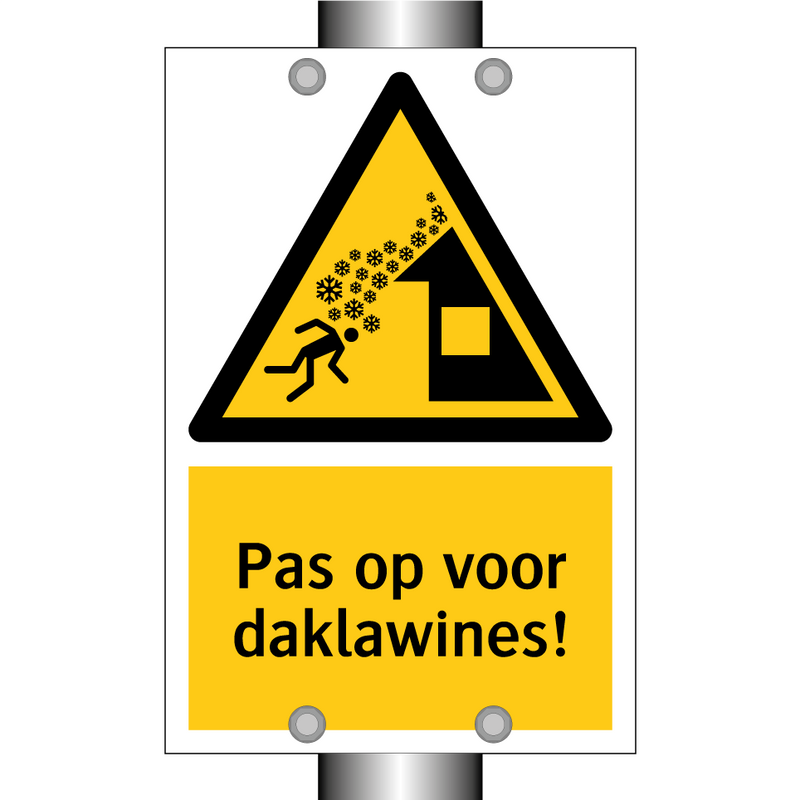 Pas op voor daklawines!
