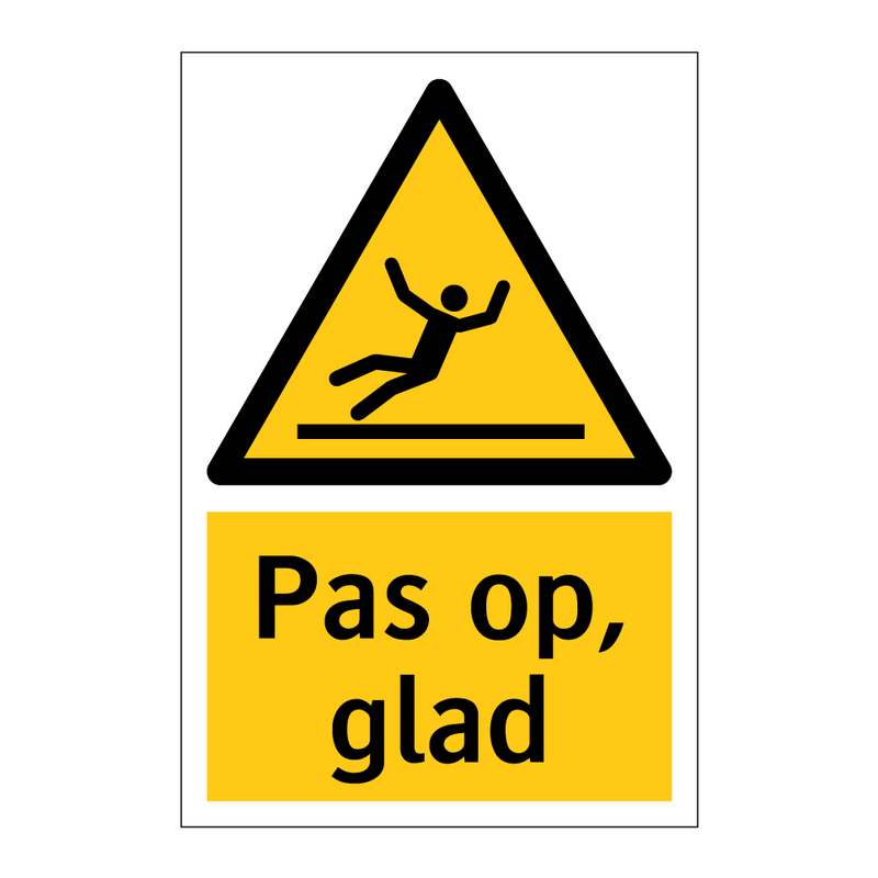 Pas op, glad
