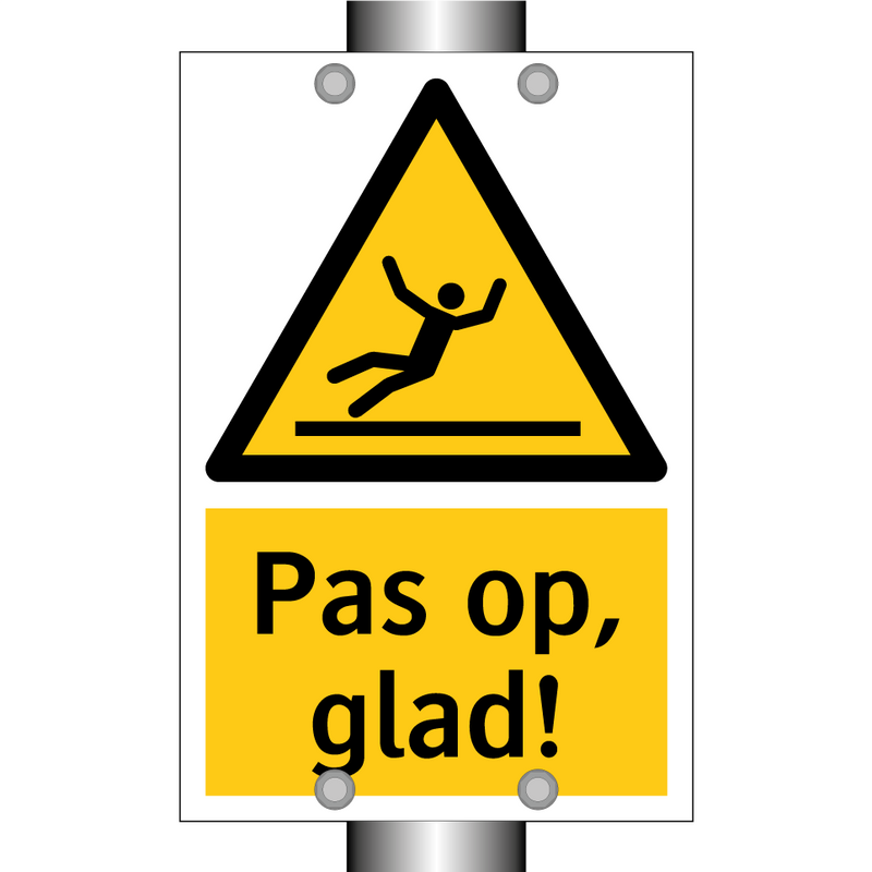 Pas op, glad!