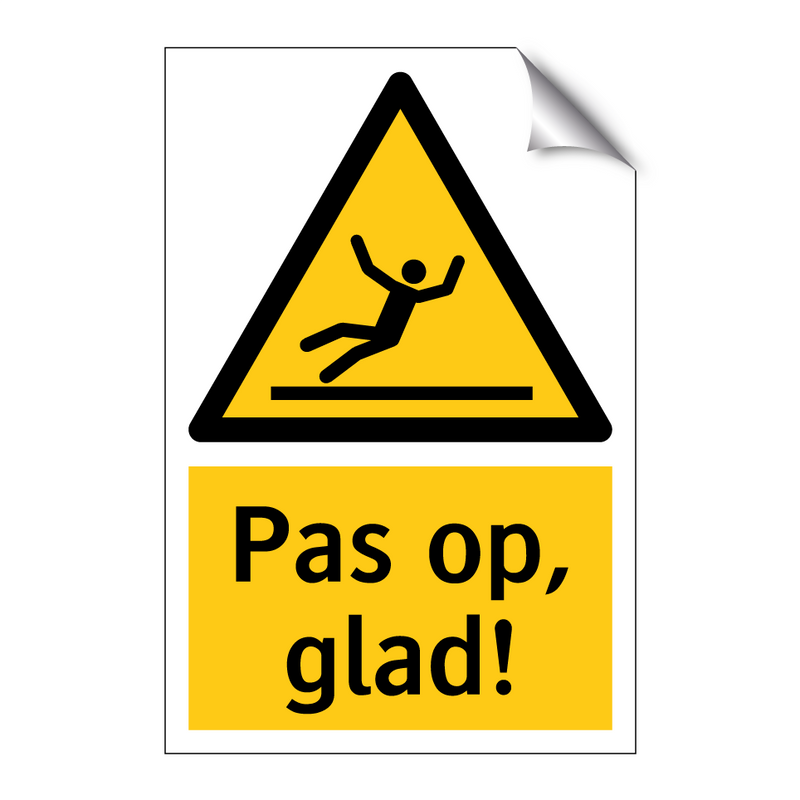 Pas op, glad!