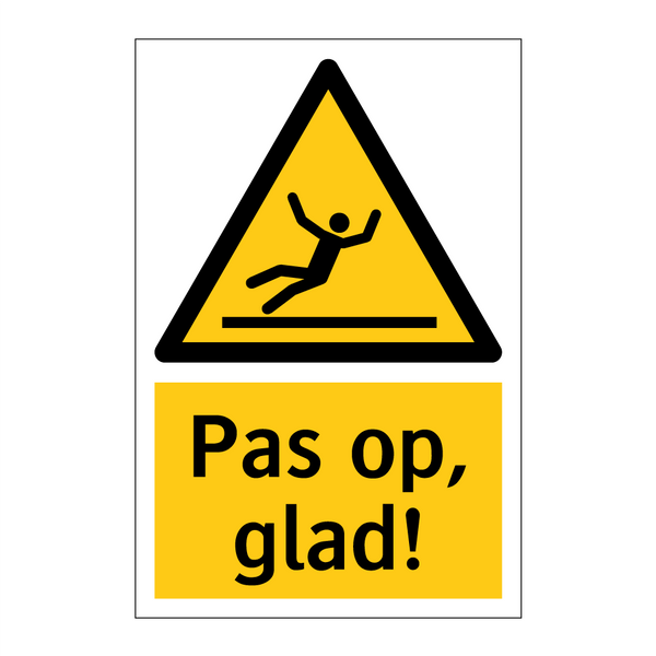 Pas op, glad!