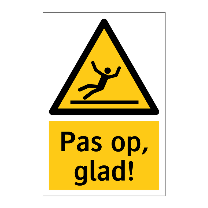 Pas op, glad!