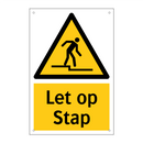 Let op Stap