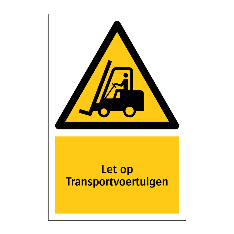 Let op Transportvoertuigen