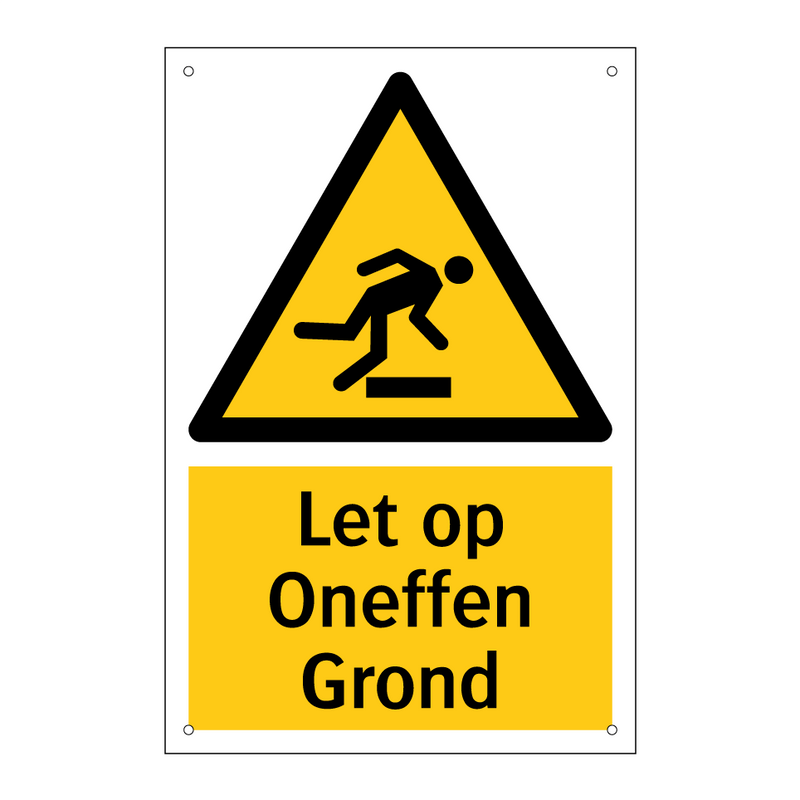 Let op Oneffen Grond