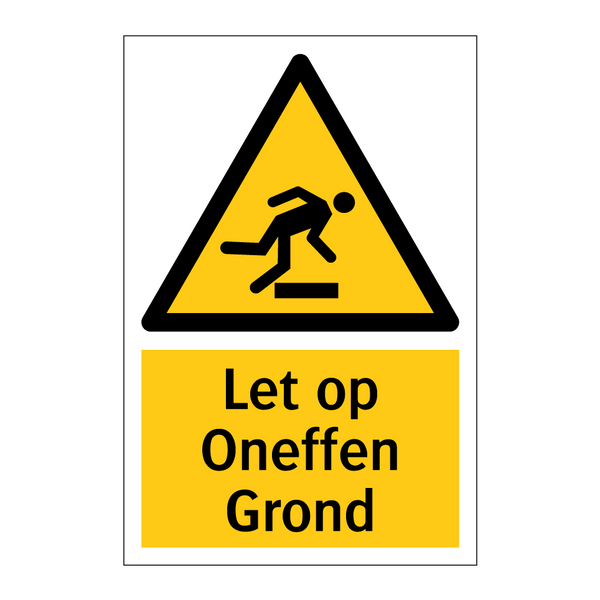 Let op Oneffen Grond