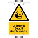 Voorzichtig Gebruik Gezichtsmasker