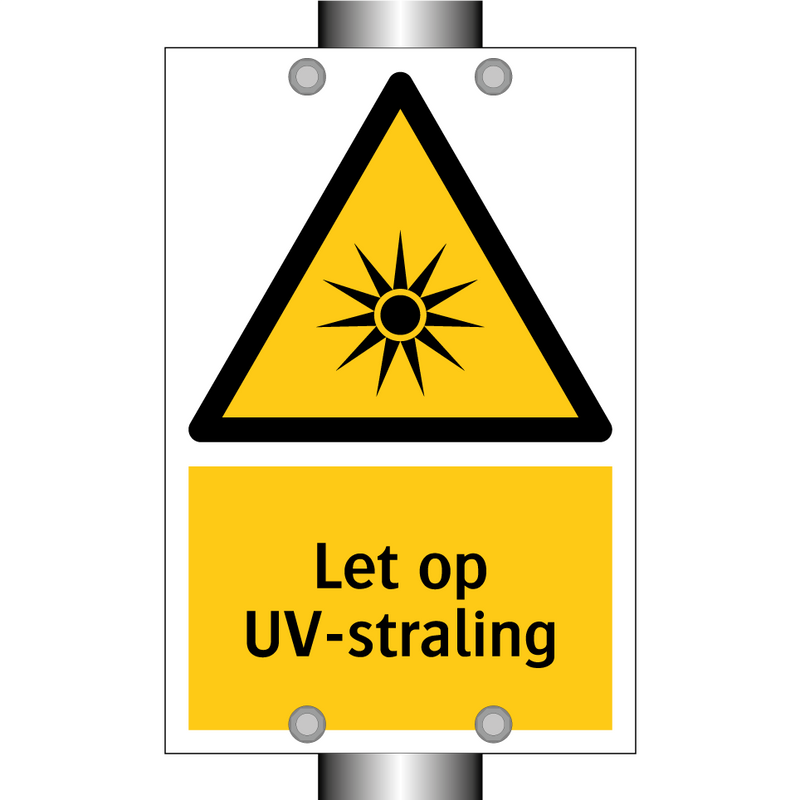 Let op UV-straling