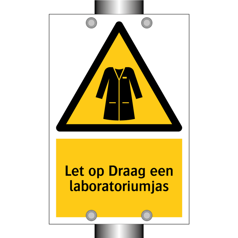 Let op Draag een laboratoriumjas