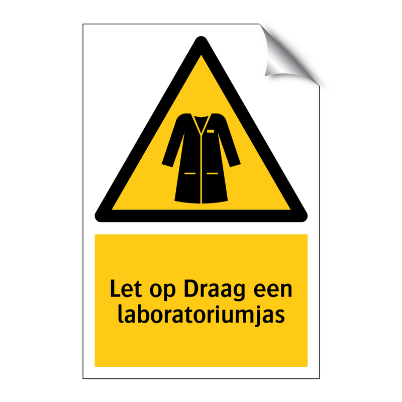 Let op Draag een laboratoriumjas