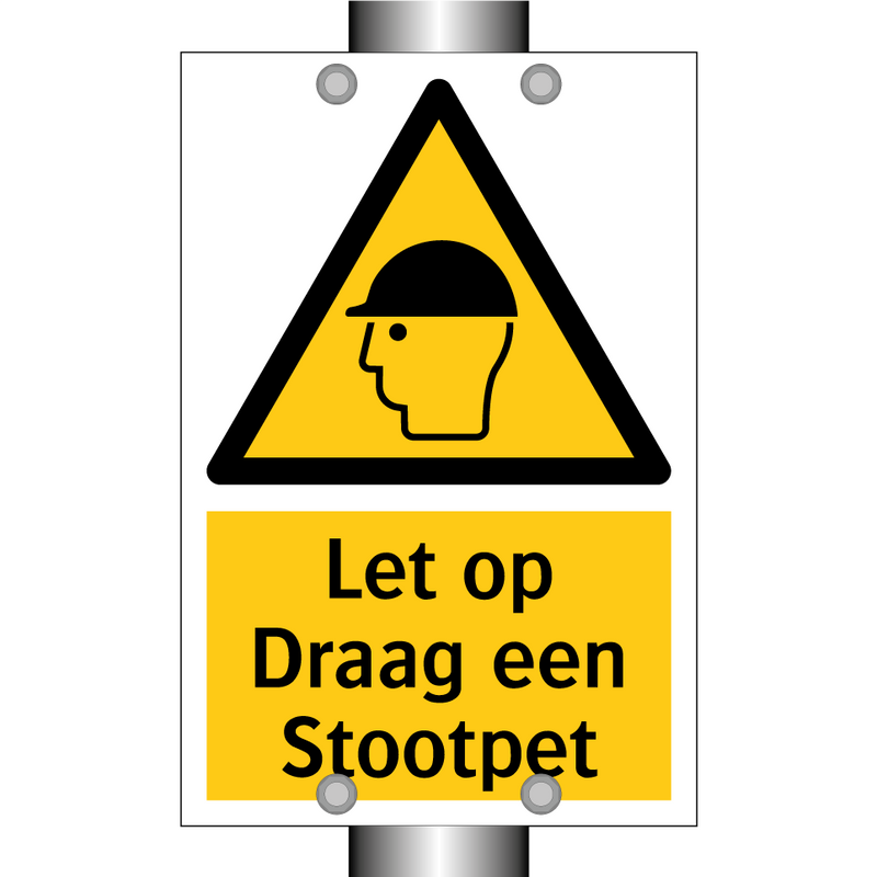 Let op Draag een Stootpet