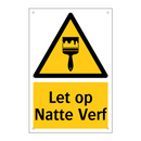 Let op Natte Verf