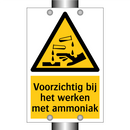 Voorzichtig bij het werken met ammoniak