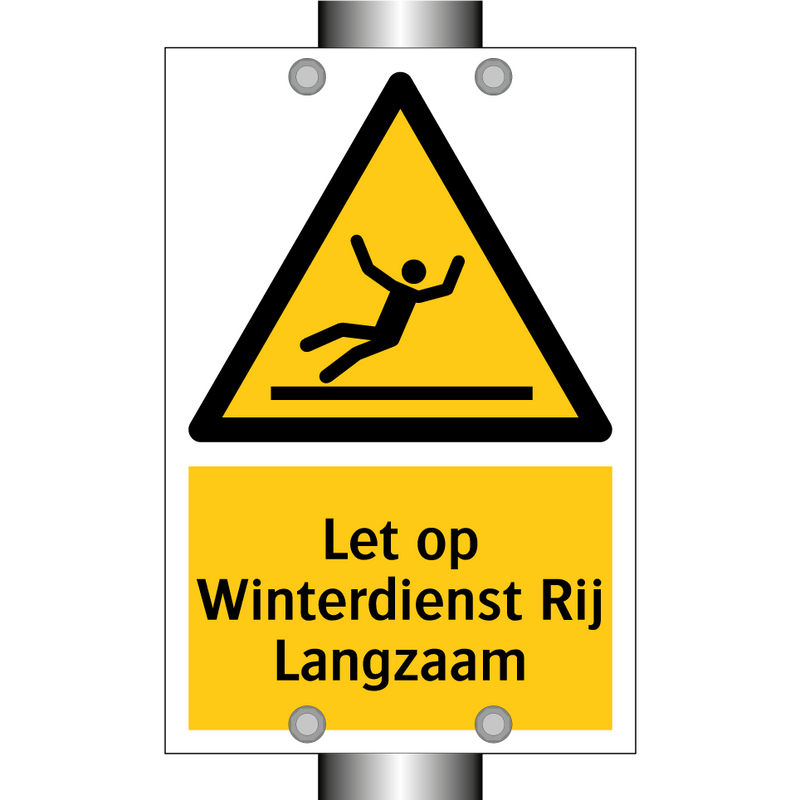 Let op Winterdienst Rij Langzaam