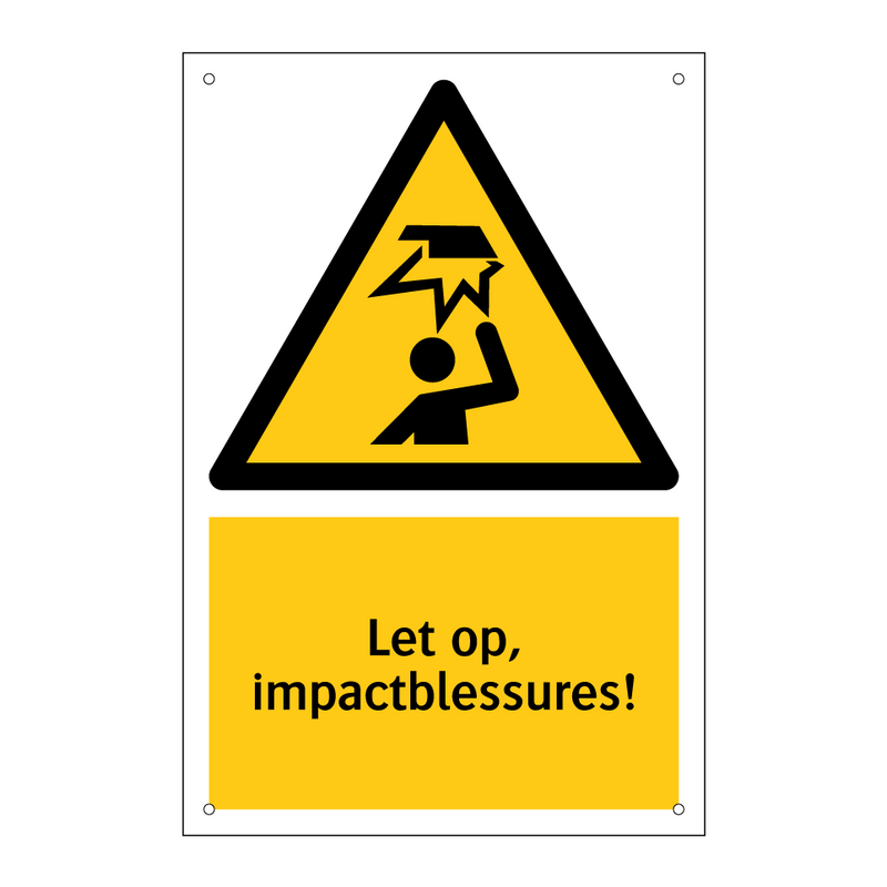 Let op, impactblessures!