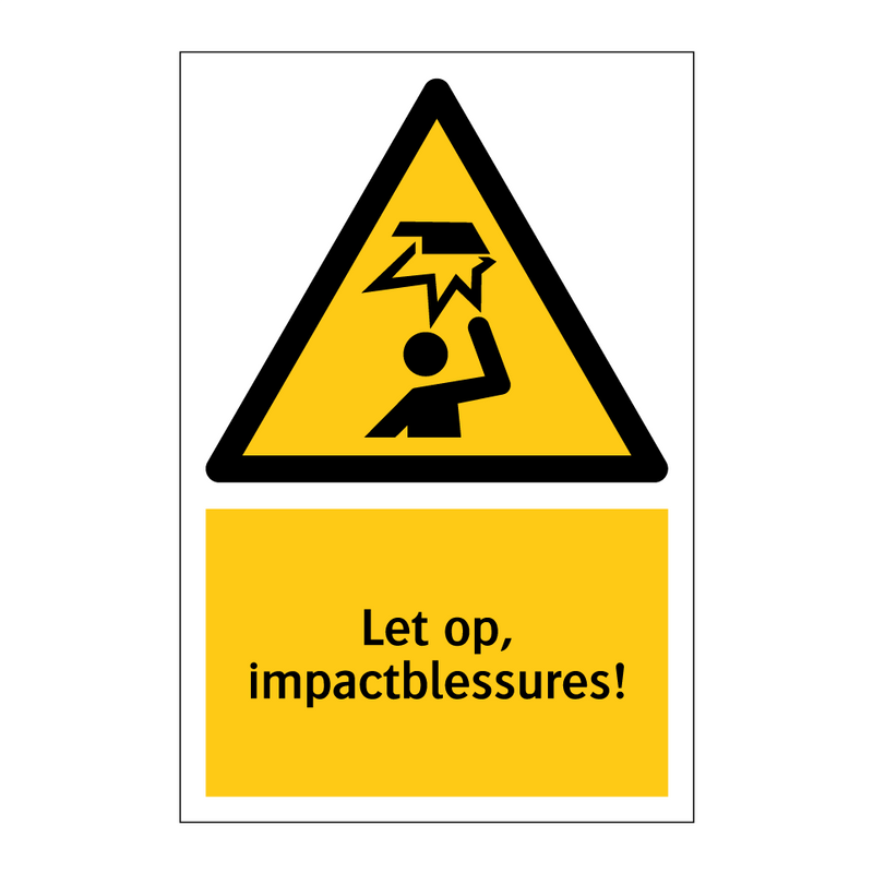 Let op, impactblessures!
