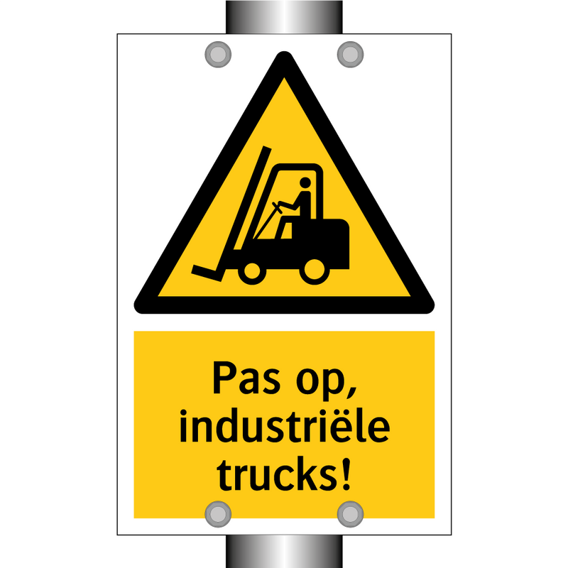 Pas op, industriële trucks!