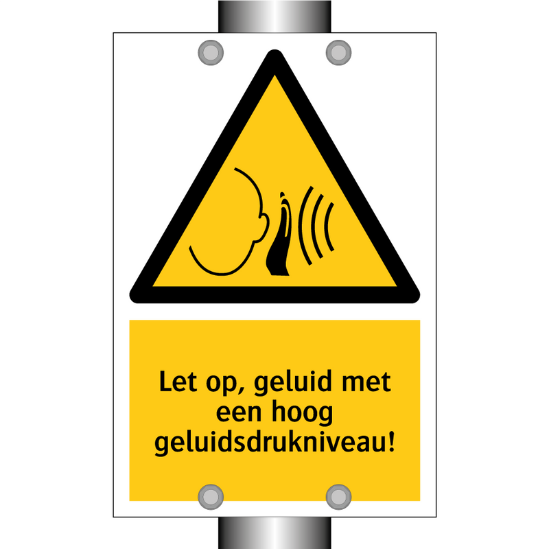 Let op, geluid met een hoog geluidsdrukniveau!