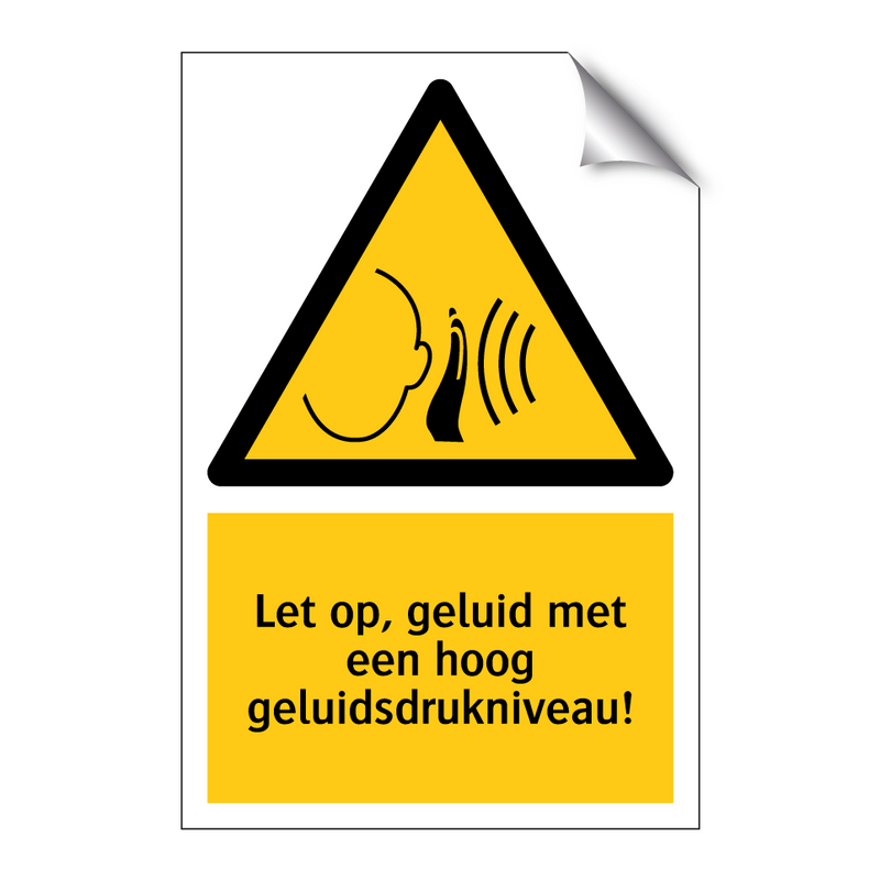 Let op, geluid met een hoog geluidsdrukniveau!