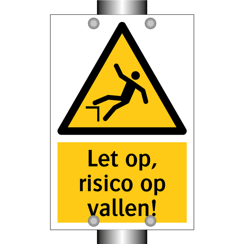 Let op, risico op vallen!