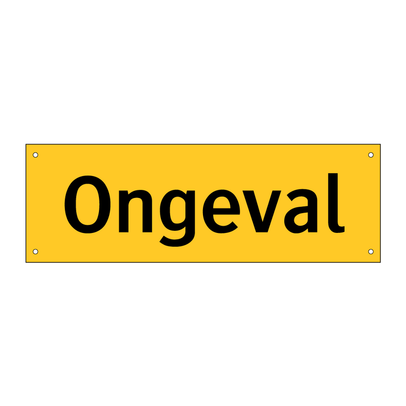 Ongeval