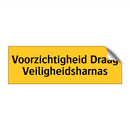 Voorzichtigheid Draag Veiligheidsharnas