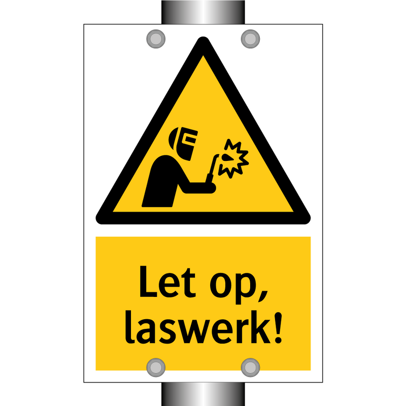 Let op, laswerk!