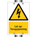 Let op: Terugspanning