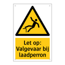 Let op: Valgevaar bij laadperron