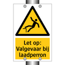Let op: Valgevaar bij laadperron