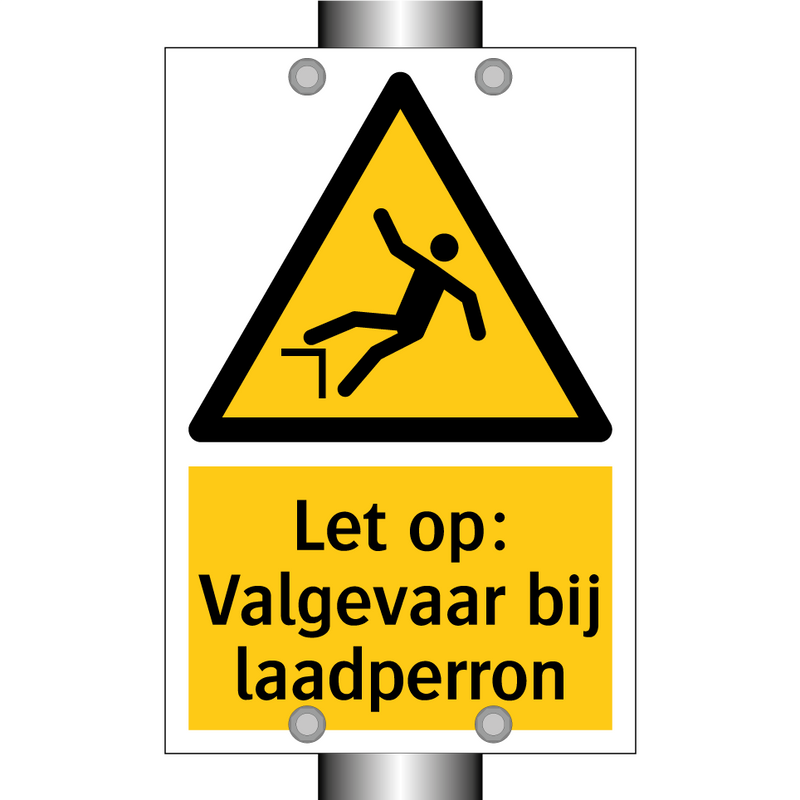 Let op: Valgevaar bij laadperron