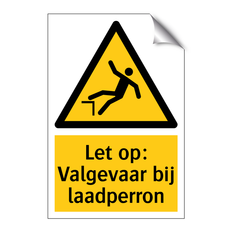 Let op: Valgevaar bij laadperron